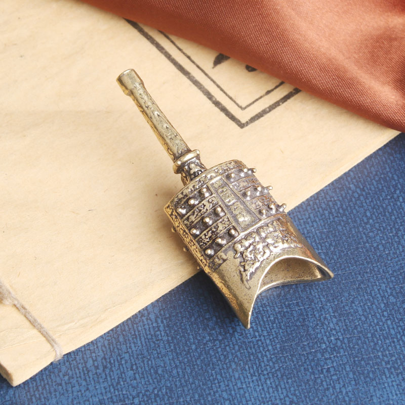 Vintage Collectible Bells - خمر النحاس النمط الصيني جرس الحرف