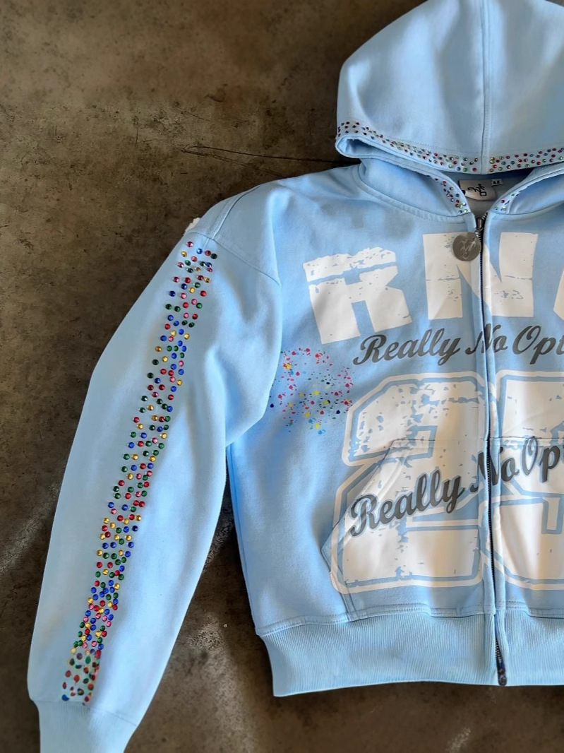 Vintage Zip Hoodie - الخريف خمر نمط جديد حار الطوب