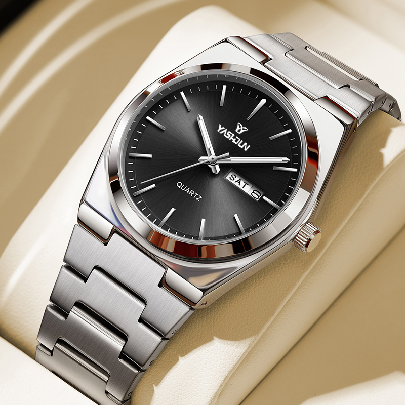 Vintage Collectible Watches - ساعات كوارتز فاخرة من الفولاذ المقاوم