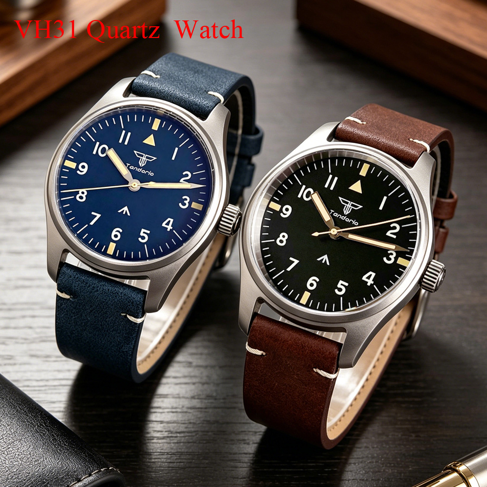 Vintage Collectible Watches - ساعة رجالية تاندوريو 39 مم بعلبة