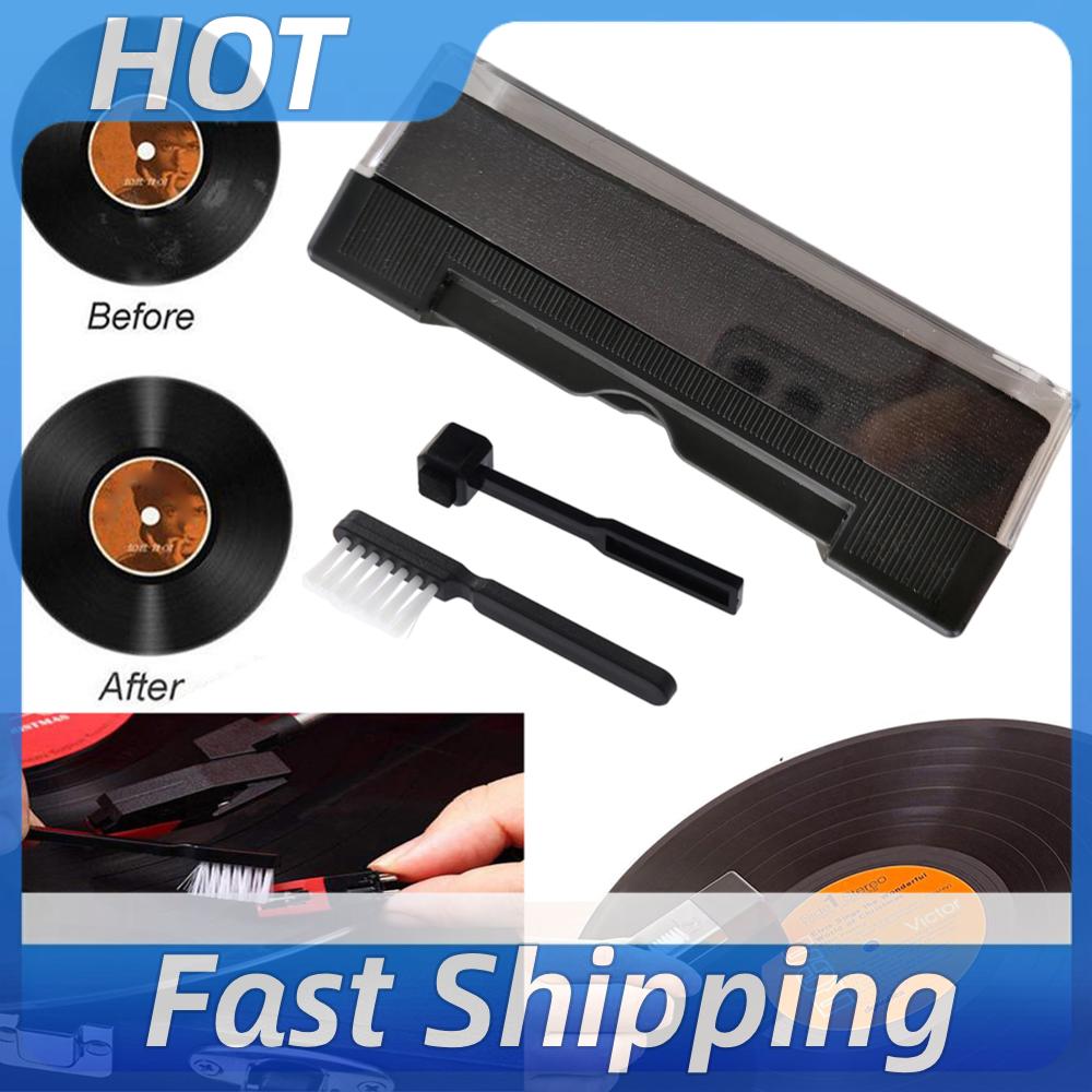 Vinyl Record Cleaner - طقم تنظيف أسطوانات الفينيل 3 قطع،