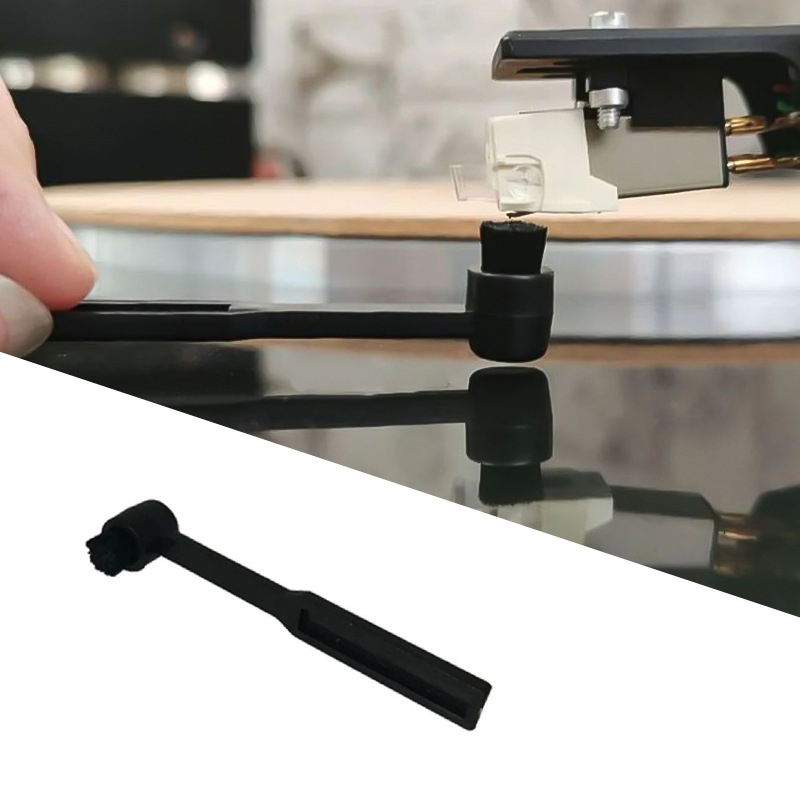 Vinyl Record Cleaner - فرشاة لقلم خرطوشة القرص الدوار لمشغل