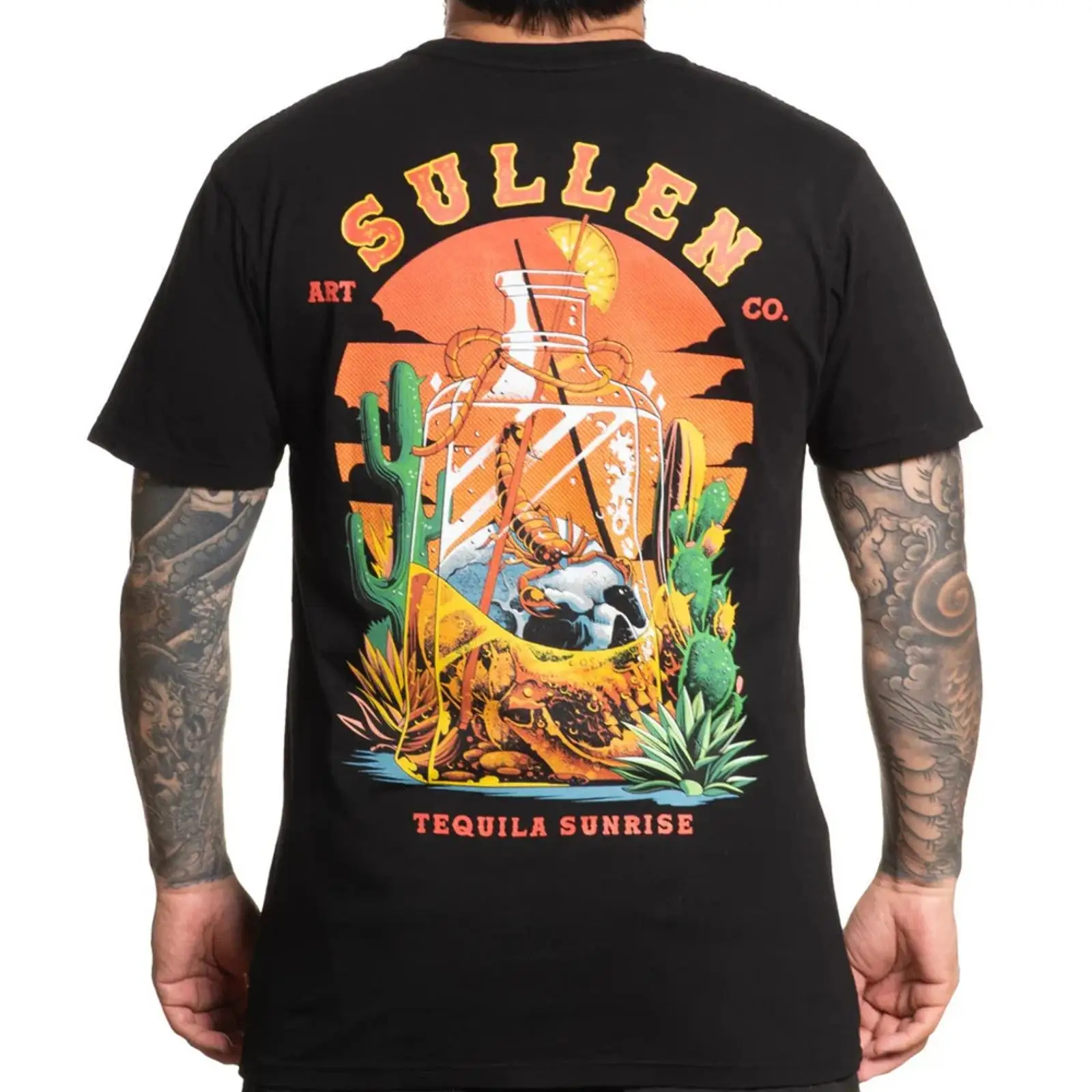 Vintage Collectible Clothing - تي شيرت Sullen Clothing بتصميم تيكيلا