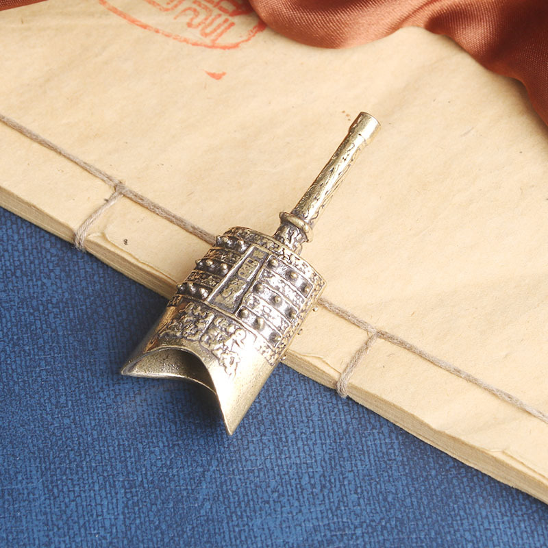 خمر النحاس النمط الصيني جرس ال - مراجعة Vintage Collectible Bells وسعره