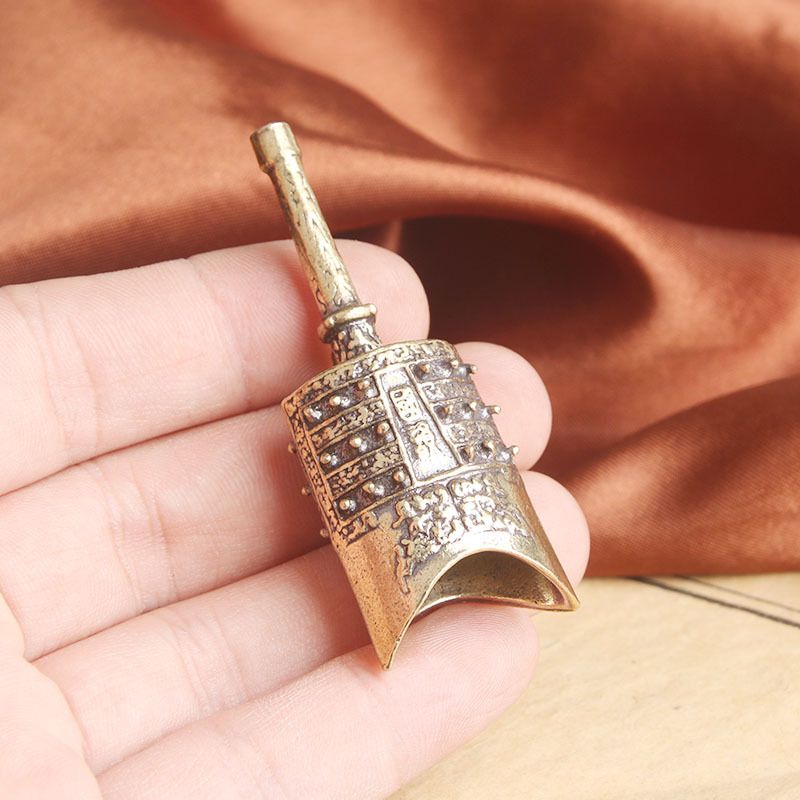 خمر النحاس النمط الصيني جرس ال - مراجعة Vintage Collectible Bells وسعره