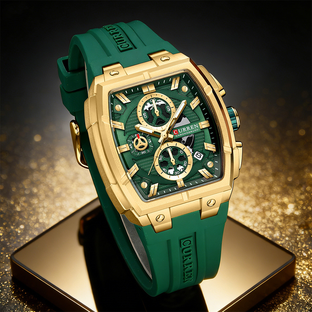 ساعة CURREN الفاخرة للرجال، سا - مراجعة Vintage Collectible Watches وسعره