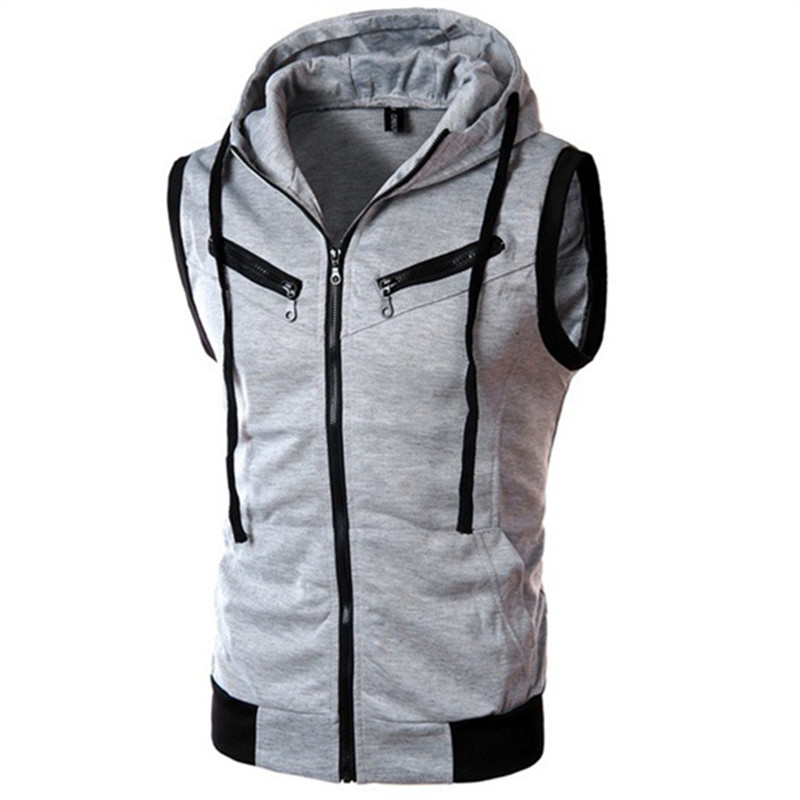 جديد الرجال مقنعين سترات بلا أ - مراجعة Vintage Zip Hoodie وسعره