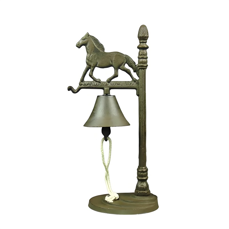 جرس طعام على شكل حصان من الحدي - مراجعة Vintage Collectible Bells وسعره