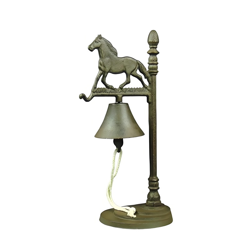 جرس طعام على شكل حصان من الحدي - مراجعة Vintage Collectible Bells وسعره
