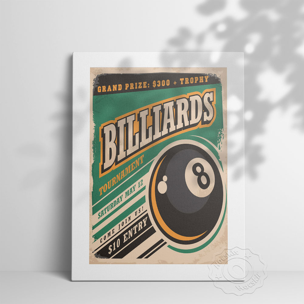 ملصق فني للإعلان عن بطولة البل - مراجعة Vintage Collectible Posters وسعره