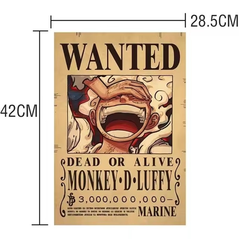 ملصقات شخصيات أنمي ون بيس المط - مراجعة Vintage Collectible Posters وسعره