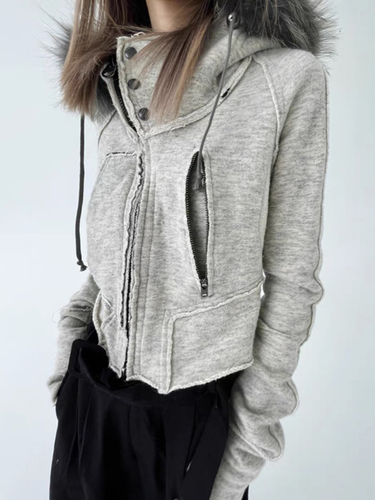 بلوزات نسائية كلاسيكية بسحّاب  - مراجعة Vintage Zip Hoodie وسعره