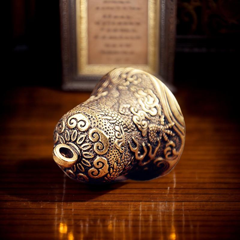 خمر النحاس جرس منحوتة التنين ا - مراجعة Vintage Collectible Bells وسعره